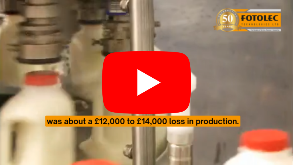 Arla Foods example of the cost of lamp failure in food production